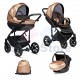 tutis mimi style luxury 3in1 universalus vezimelis gold rose aukso ir rozu atspalvio premium modelis