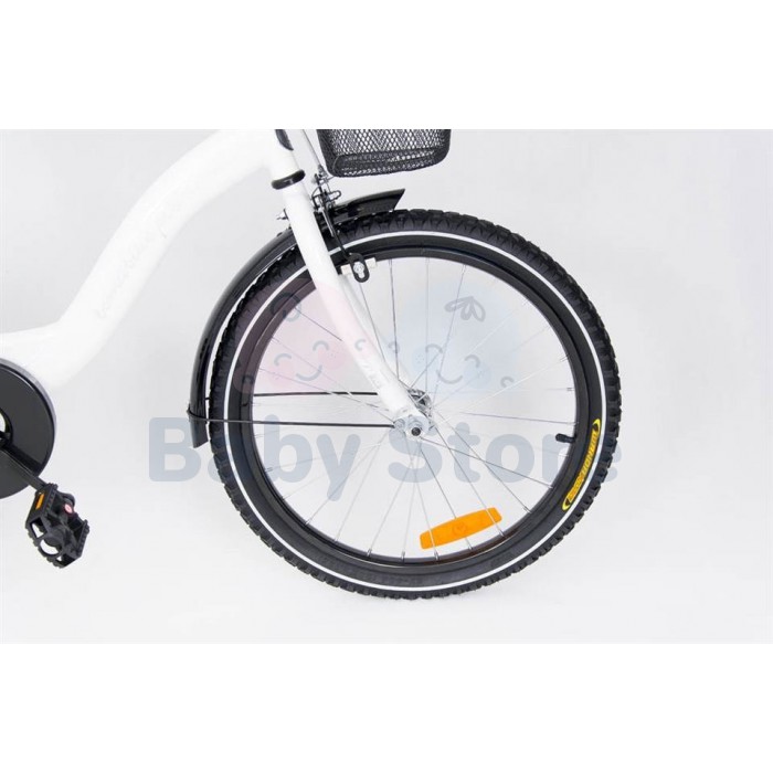 TomaBike vaikiškas dviratis 20 Platinum White