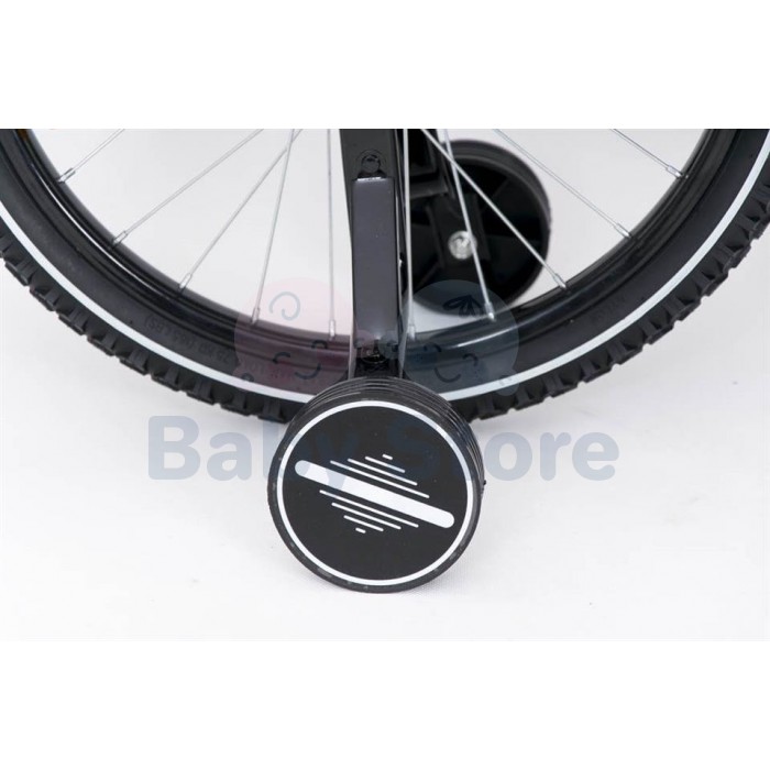 TomaBike vaikiškas dviratis 20 Platinum White