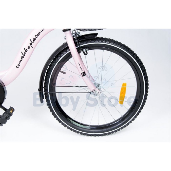 TomaBike vaikiškas dviratis 20 Platinum Pink