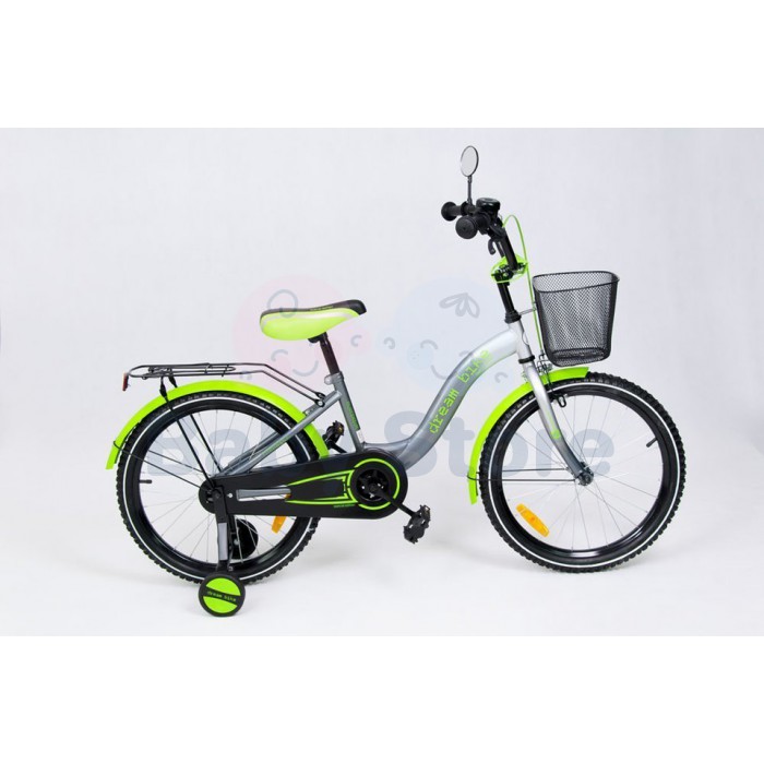 TomaBike vaikiškas dviratis 20 Platinum Green