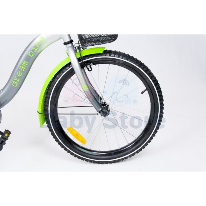 TomaBike vaikiškas dviratis 20 Platinum Green