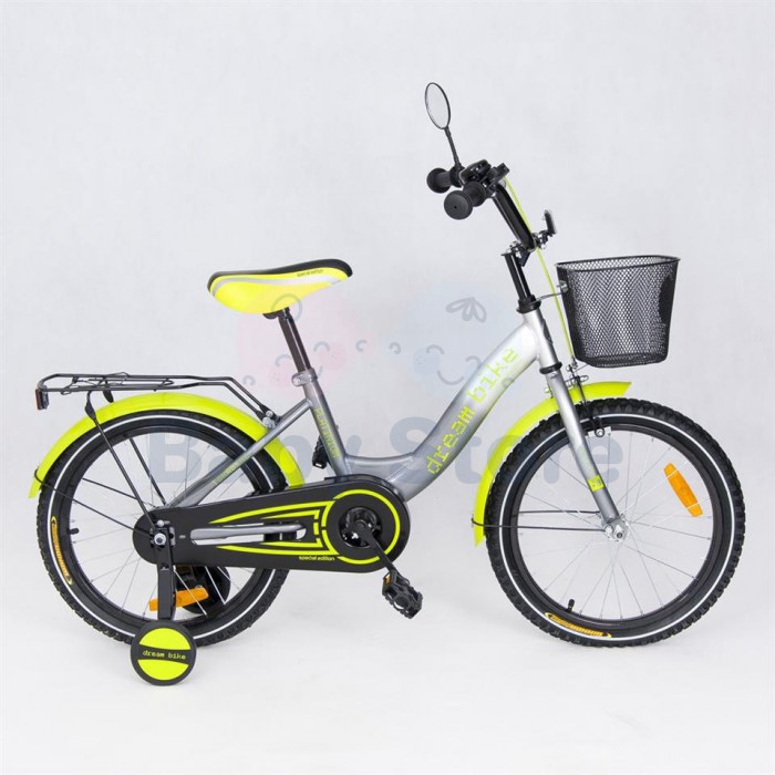 TomaBike vaikiškas dviratis 18 Platinum Green