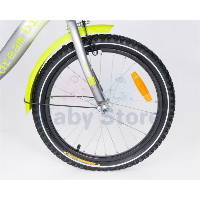 TomaBike vaikiškas dviratis 18 Platinum Green