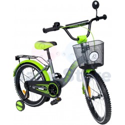 TOMABIKE dviratis 18" PLATINUM GREEN