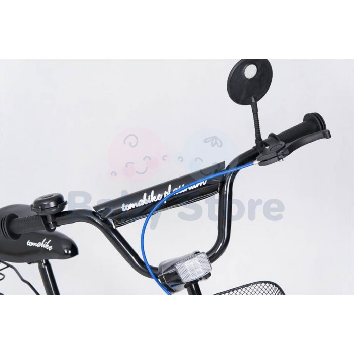 TomaBike vaikiškas dviratis 18 Platinum Blue