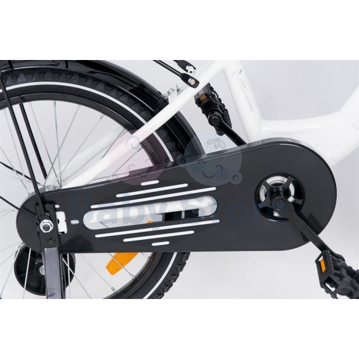 TomaBike vaikiškas dviratis 18 Platinum White