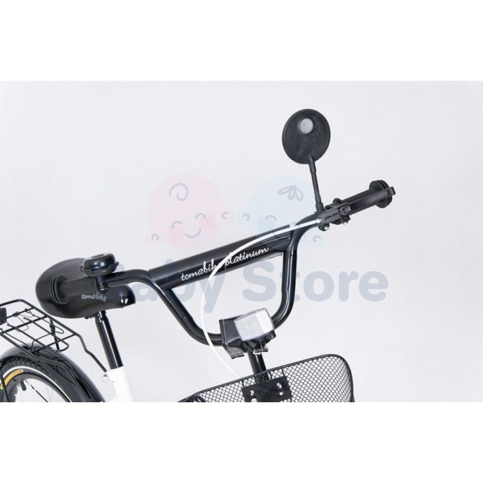 TomaBike vaikiškas dviratis 18 Platinum White