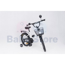 TOMABIKE dviratis 18" PLATINUM WHITE
