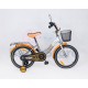 TomaBike vaikiškas dviratis 18 Platinum Orange