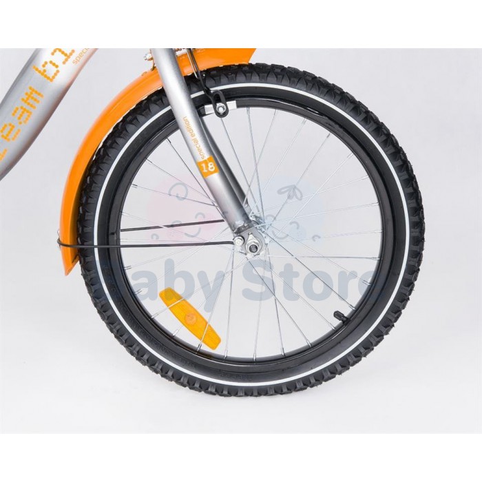 TomaBike vaikiškas dviratis 18 Platinum Orange
