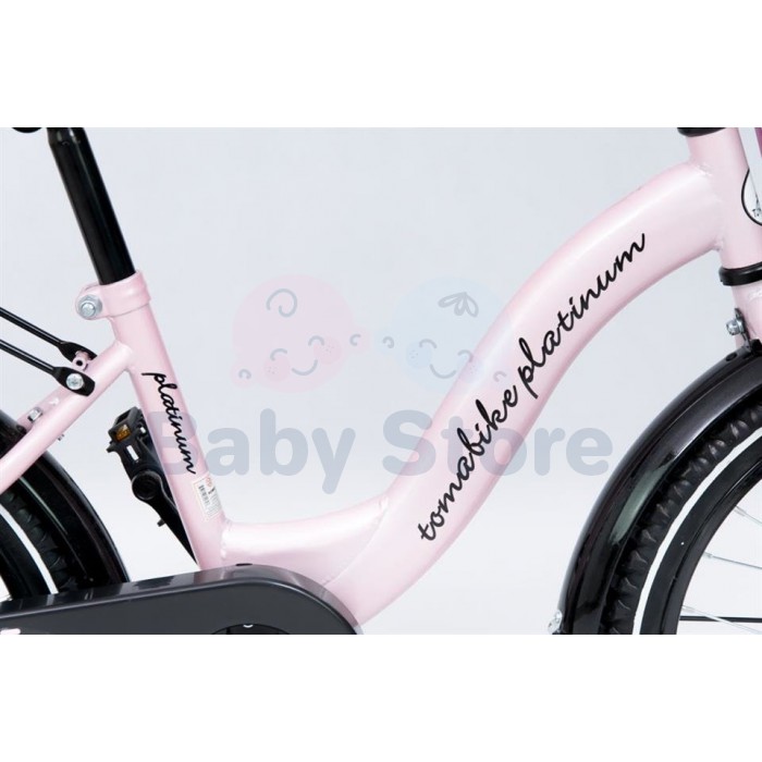 TomaBike vaikiškas dviratis 18 Platinum Pink