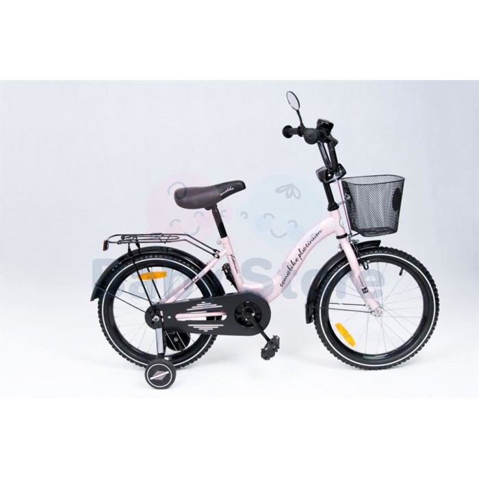 TomaBike vaikiškas dviratis 18 Platinum Pink