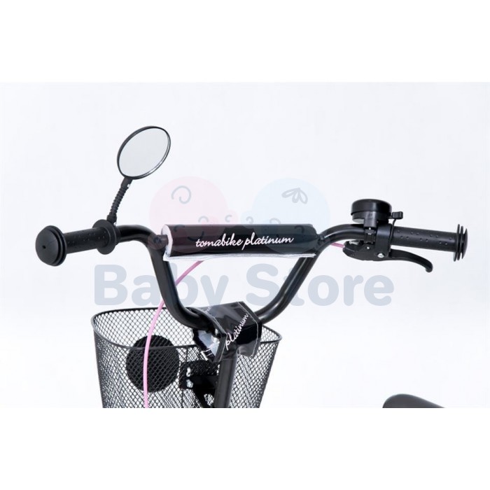 TomaBike vaikiškas dviratis 18 Platinum Pink