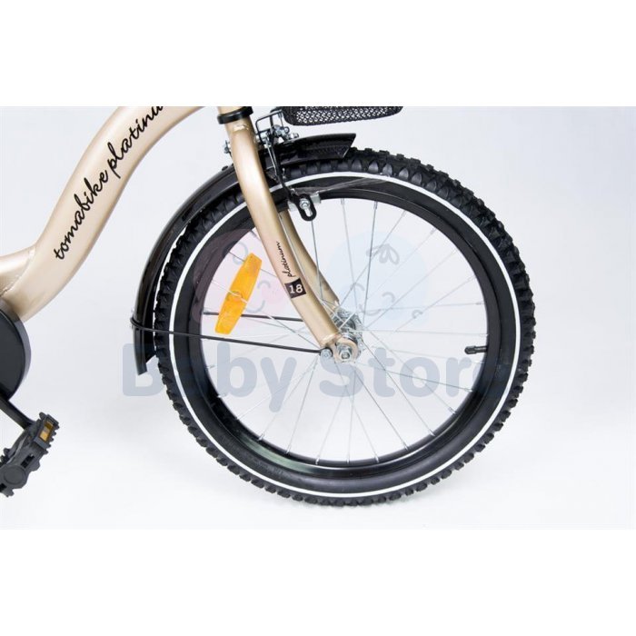 TOMABIKE dviratis 18" PLATINUM GOLD