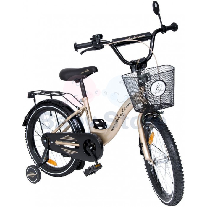 TomaBike vaikiškas dviratis 18 Platinum Gold