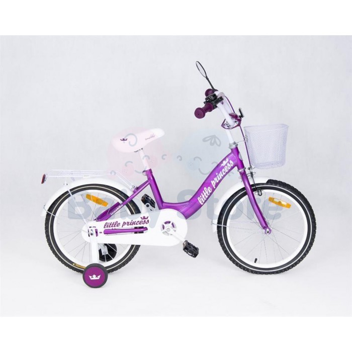 TomaBike vaikiškas dviratis 18 Little Princess Purple