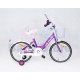 TomaBike vaikiškas dviratis 18 Little Princess Purple