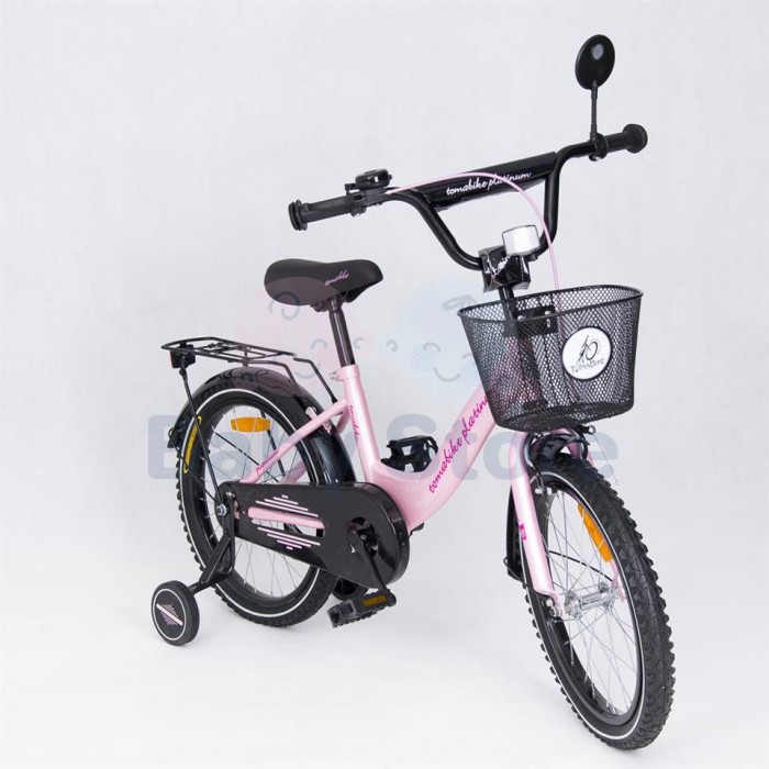 TomaBike vaikiškas dviratis 16 Platinum Pink