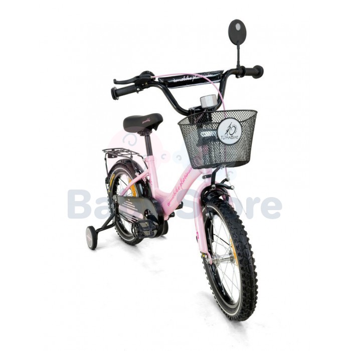 TomaBike vaikiškas dviratis 16 Platinum Pink