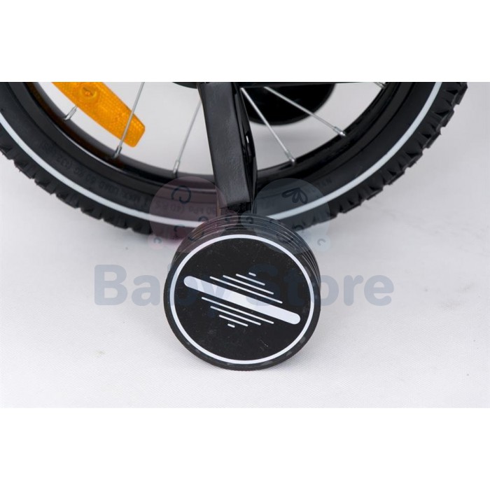 TomaBike vaikiškas dviratis 16 Platinum White