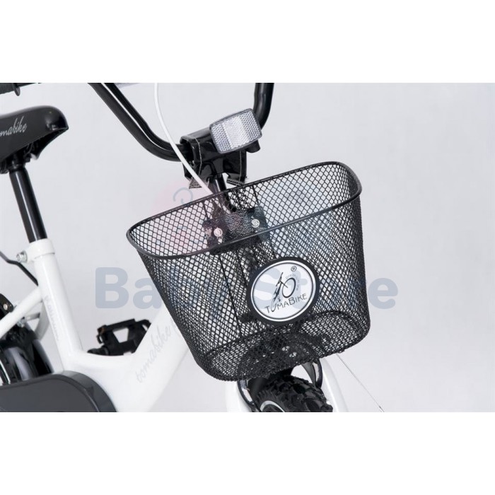 TomaBike vaikiškas dviratis 16 Platinum White