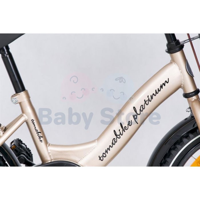 TOMABIKE dviratis 16" PLATINUM GOLD