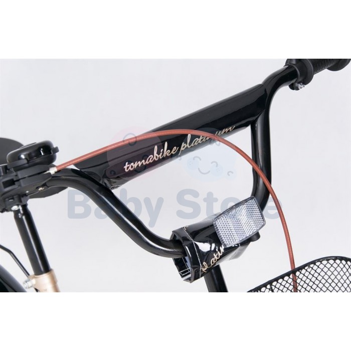 TomaBike vaikiškas dviratis 16 Platinum Gold