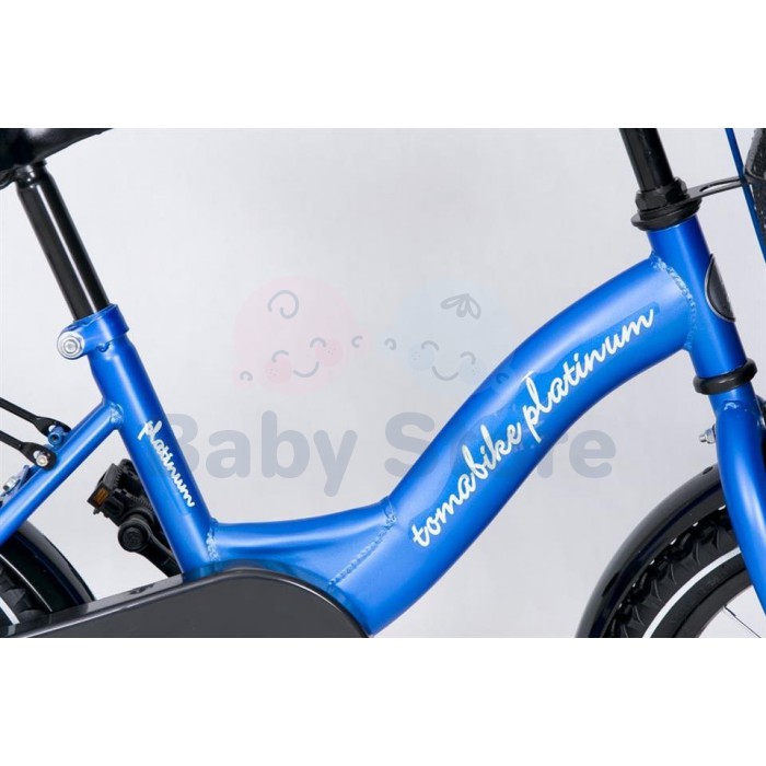 TomaBike vaikiškas dviratis 16 Platinum Blue