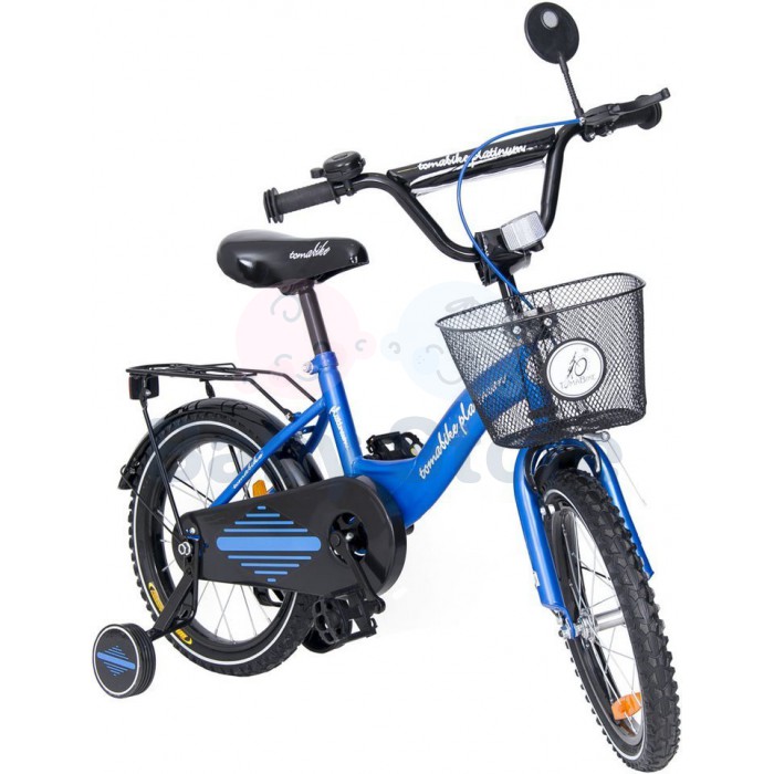 TomaBike vaikiškas dviratis 16 Platinum Blue