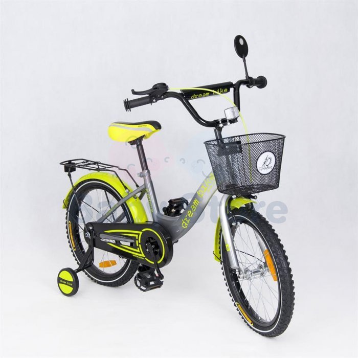 TOMABIKE dviratis 16" PLATINUM GREEN