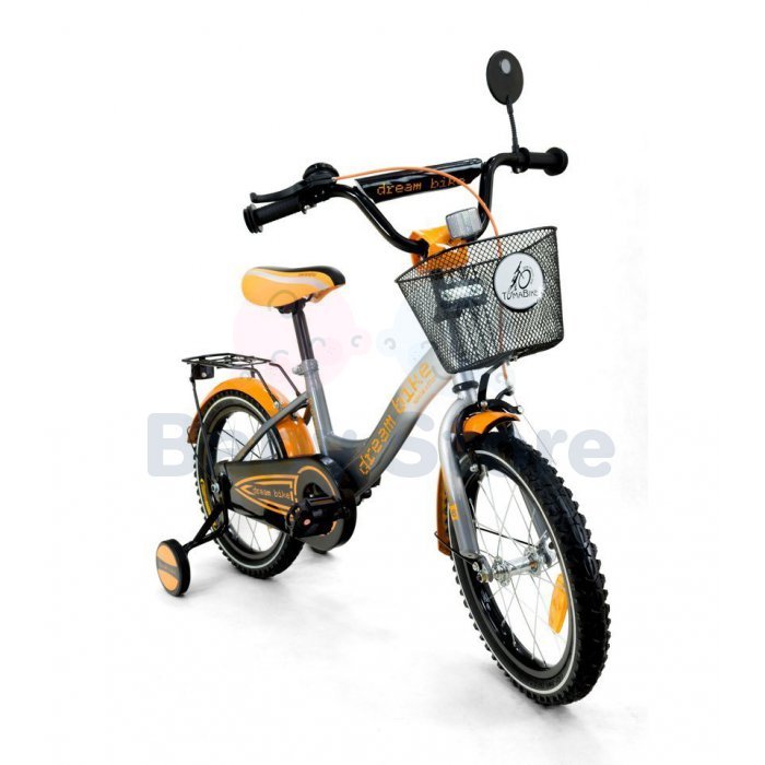 TOMABIKE dviratis 16" PLATINUM ORANGE