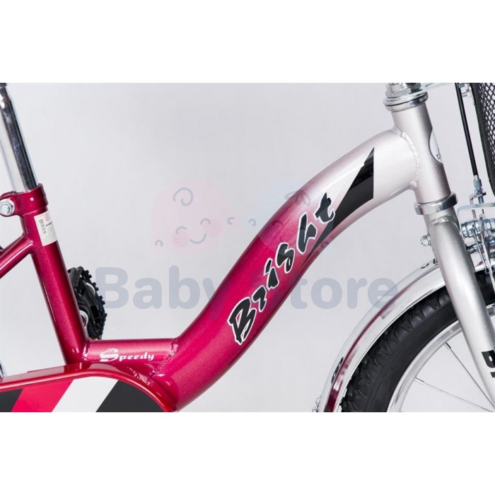 Elgrom 16" BMX dviratis Red vaikams su tvirta ir stabilia konstrukcija