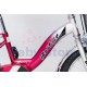 Elgrom 16" BMX dviratis Red vaikams su tvirta ir stabilia konstrukcija