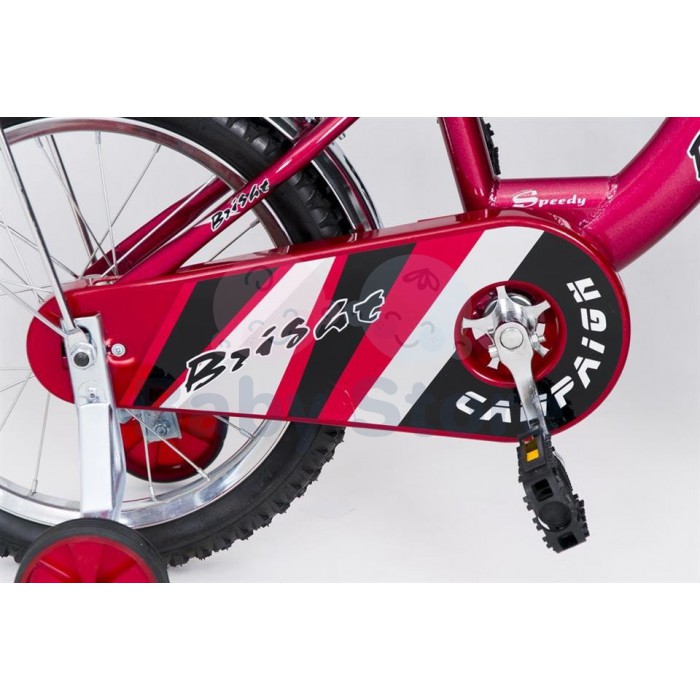 Elgrom 16" BMX dviratis Red vaikams su tvirta ir stabilia konstrukcija