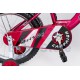 Elgrom 16" BMX dviratis Red vaikams su tvirta ir stabilia konstrukcija