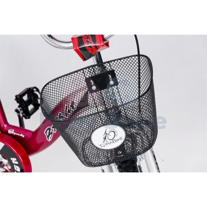 Elgrom 16" BMX dviratis Red vaikams su tvirta ir stabilia konstrukcija