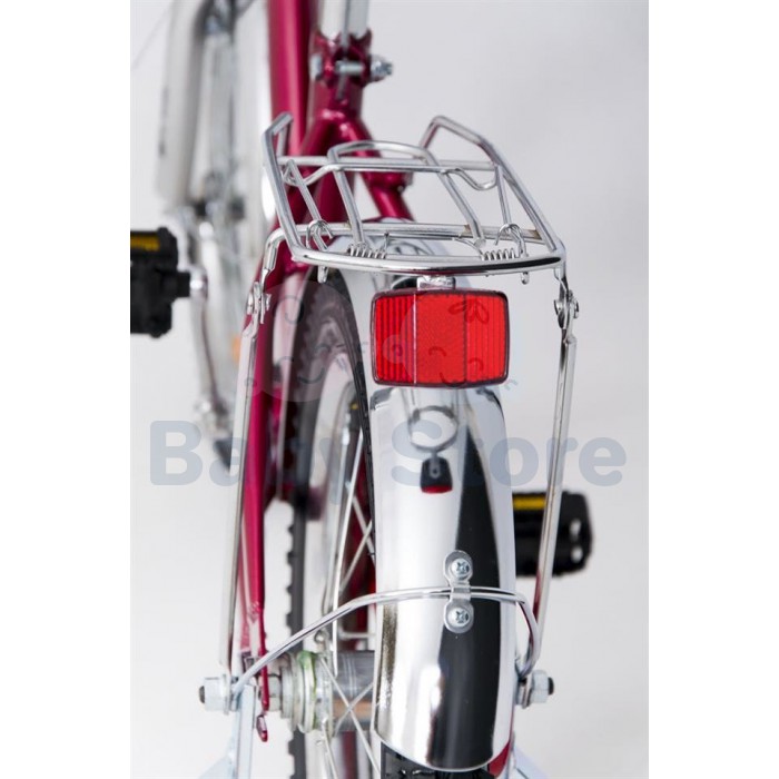 Elgrom 16" BMX dviratis Red vaikams su tvirta ir stabilia konstrukcija