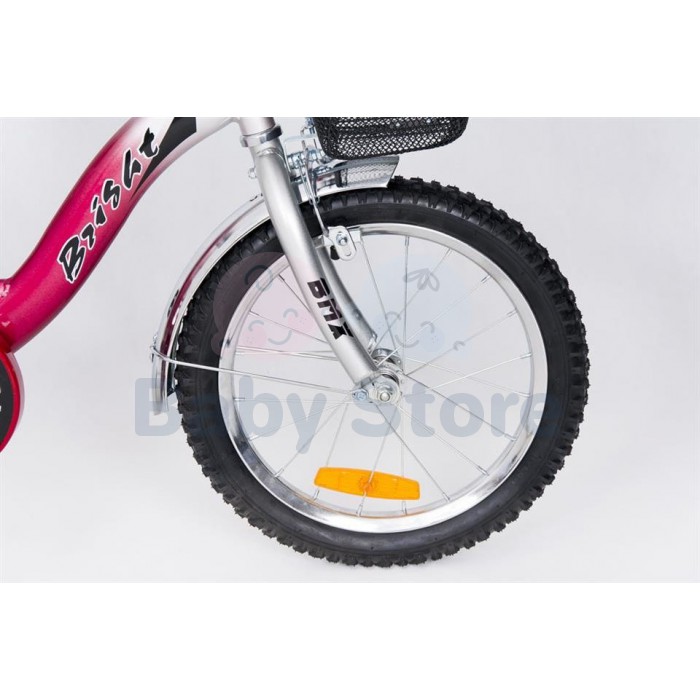 Elgrom 16" BMX dviratis Red vaikams su tvirta ir stabilia konstrukcija