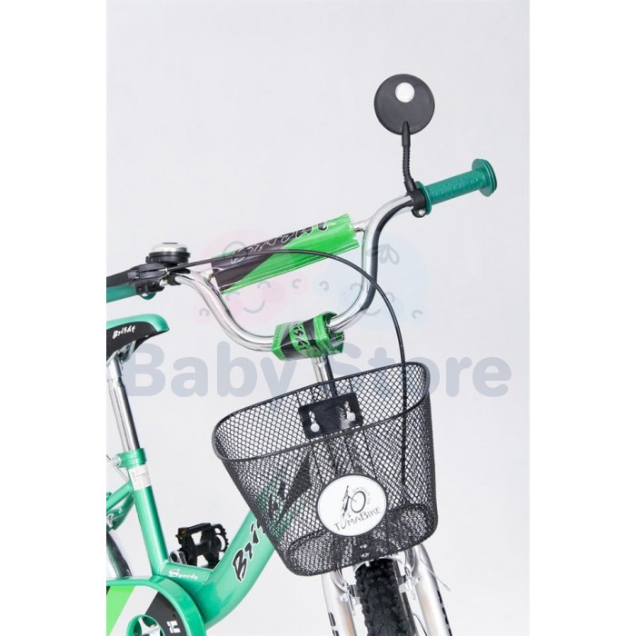 Elgrom 16" BMX Green dviratis vaikams su tvirtu plieniniu rėmu mathematica Copy code