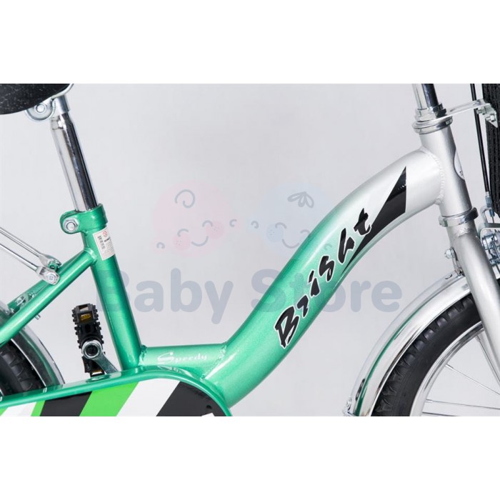 Elgrom 16" BMX Green dviratis vaikams su tvirtu plieniniu rėmu mathematica Copy code