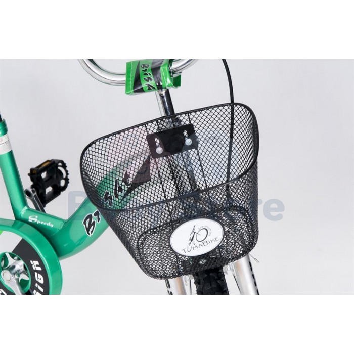 Elgrom 16" BMX Green dviratis vaikams su tvirtu plieniniu rėmu mathematica Copy code