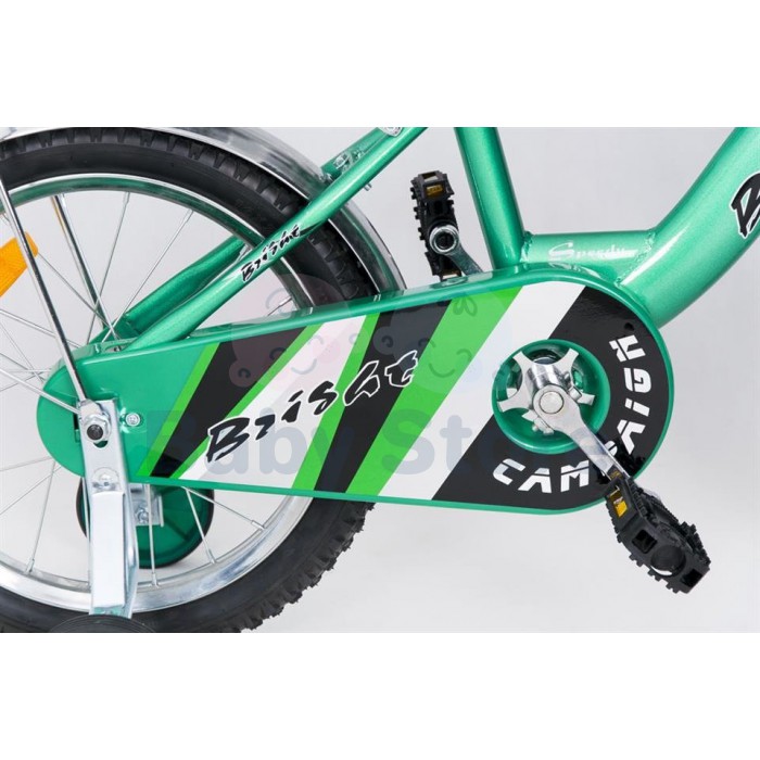 Elgrom 16" BMX Green dviratis vaikams su tvirtu plieniniu rėmu mathematica Copy code