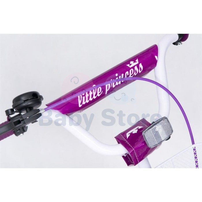 TomaBike vaikiškas dviratis 14 Little Princess Purple