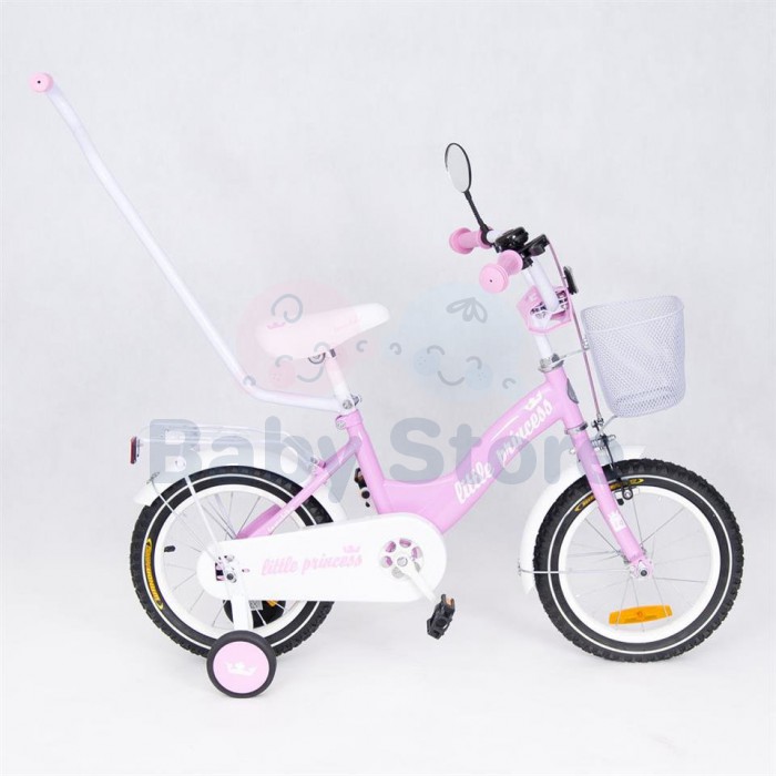 TomaBike Little Princess Pink 14 colių vaikiškas dviratis mergaitėms