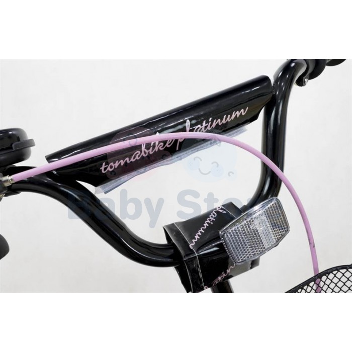 TomaBike vaikiškas dviratis 14 Platinum Pink
