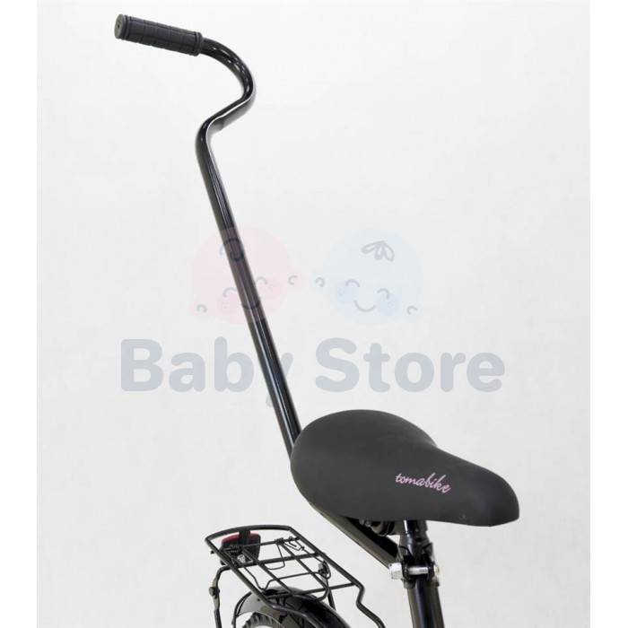 TomaBike vaikiškas dviratis 14 Platinum Pink