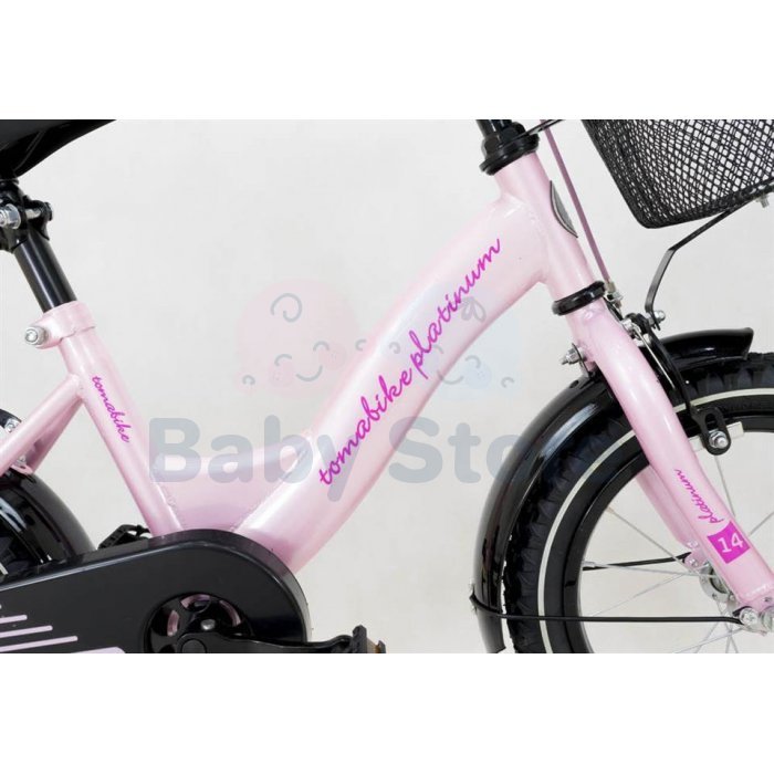 TOMABIKE dviratis 14" PLATINUM PINK