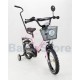 TomaBike vaikiškas dviratis 14 Platinum Pink