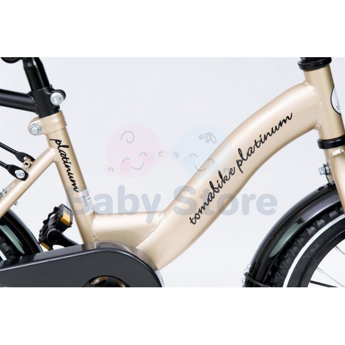TOMABIKE dviratis 14" PLATINUM GOLD